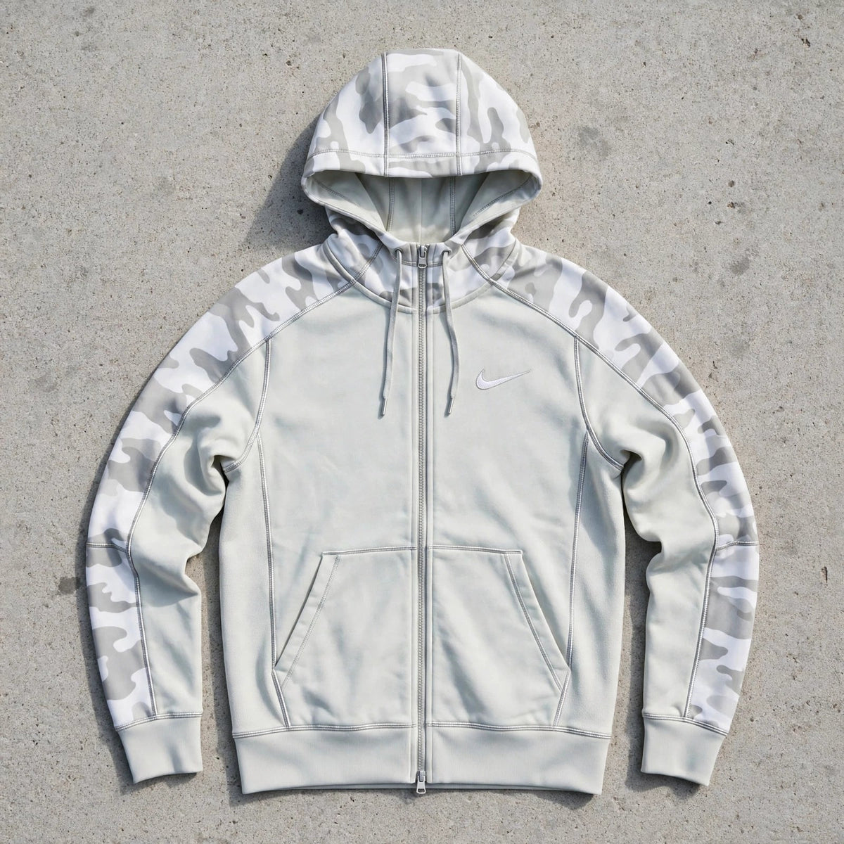 WHITEOUT - Custom Nike hoodie