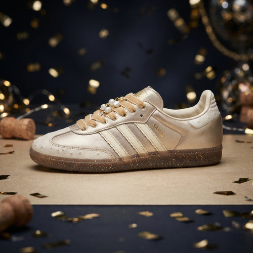 Custom Sneaker Champagne Solstice & Liquid Foil