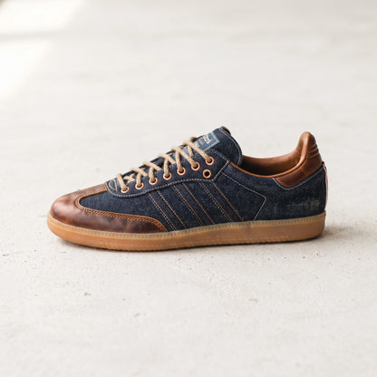Custom Sneaker Smoky Bourbon & Raw Selvage Denim