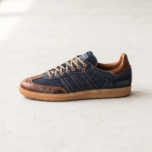 Custom Sneaker Smoky Bourbon & Raw Selvage Denim