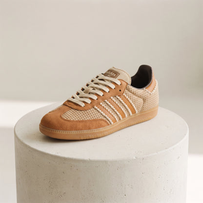 Custom Sneaker Spiced Chai & Chunky Waffle Knit