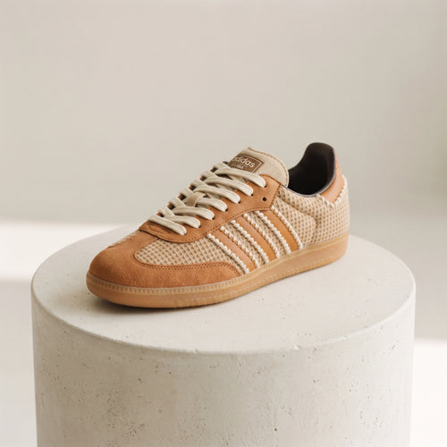 Custom Sneaker Spiced Chai & Chunky Waffle Knit