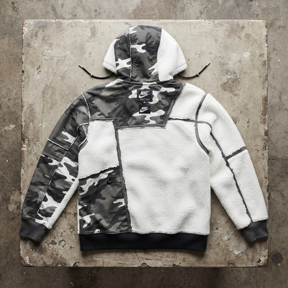 Urban Snow Camo Reconstructed Nike Hoodie
