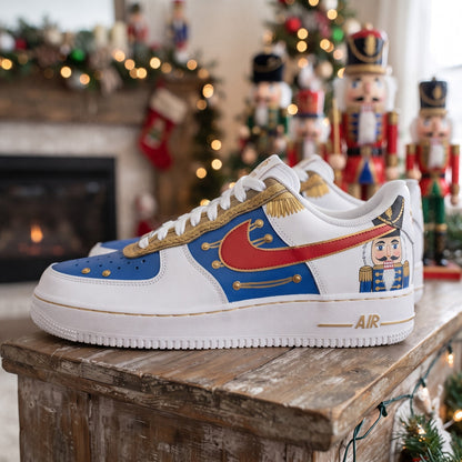 Custom Sneaker Christmas Toy Soldier - side profile
