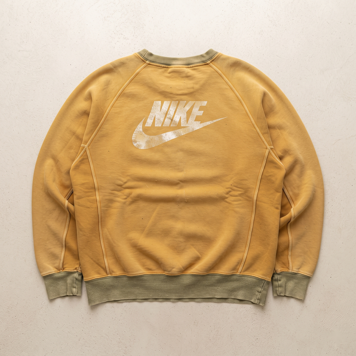 Sun-Drenched Pigment Reworked Nike Crewneck
