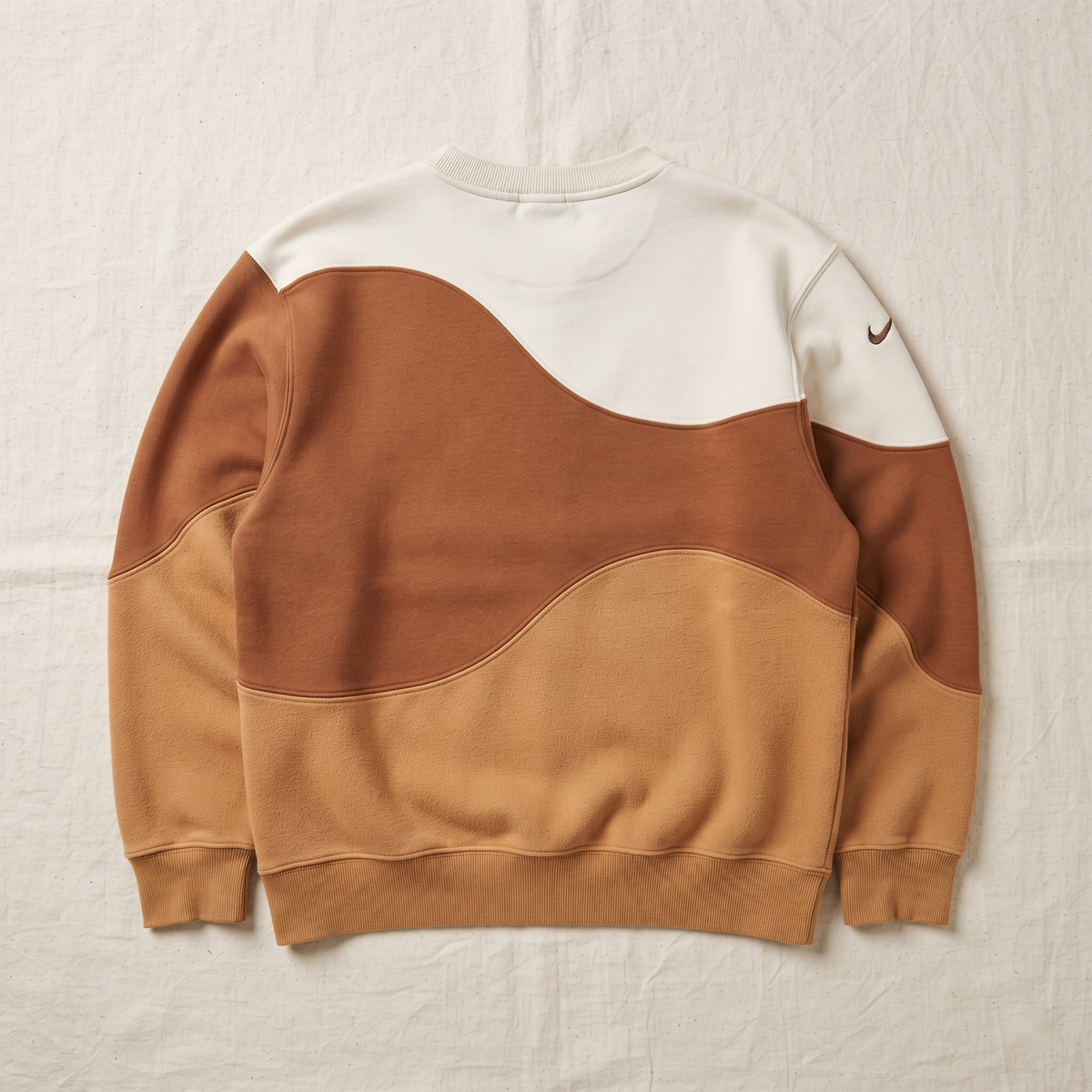 Gingerbread Latte Wavy Nike Crewneck