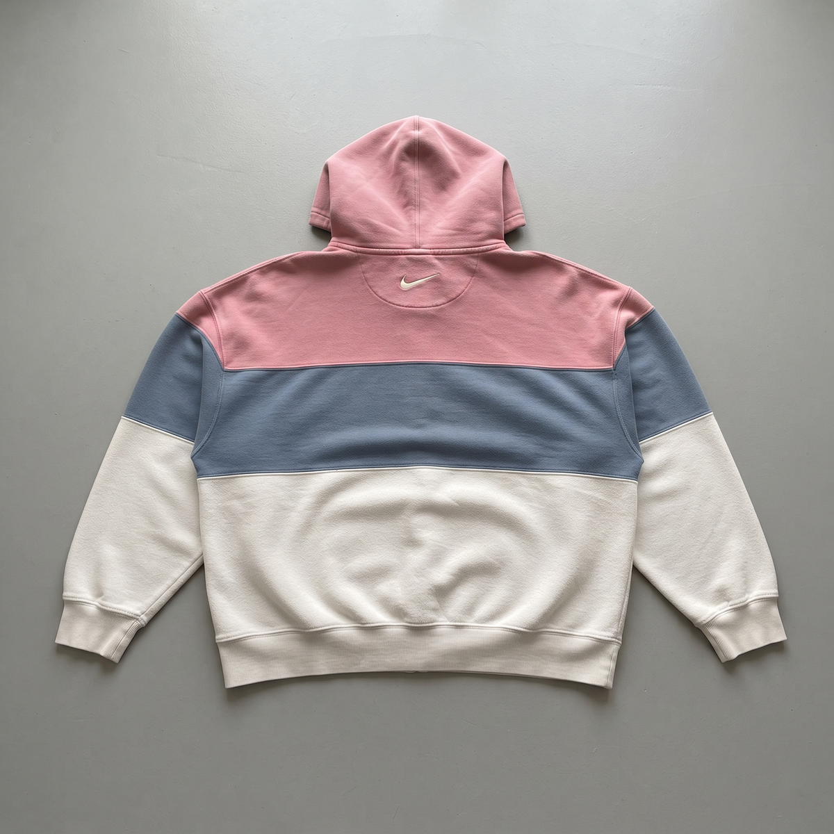 Muted Horizon Triple-Block Nike Hoodie