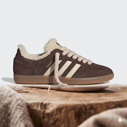 Custom Sneaker Alps Shearling & Fluffy Espresso