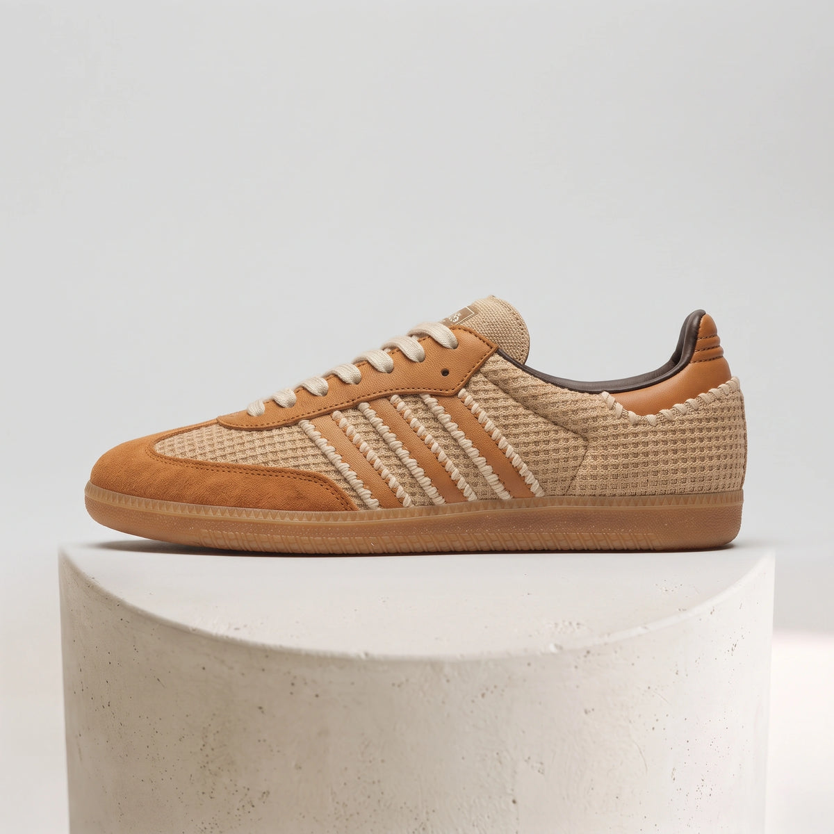 Custom Sneaker Spiced Chai & Chunky Waffle Knit