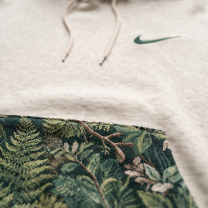 Botanical Fern Tapestry Nike Hoodie