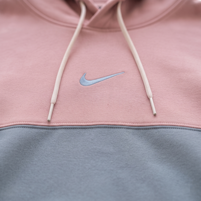 Muted Horizon Triple-Block Nike Hoodie