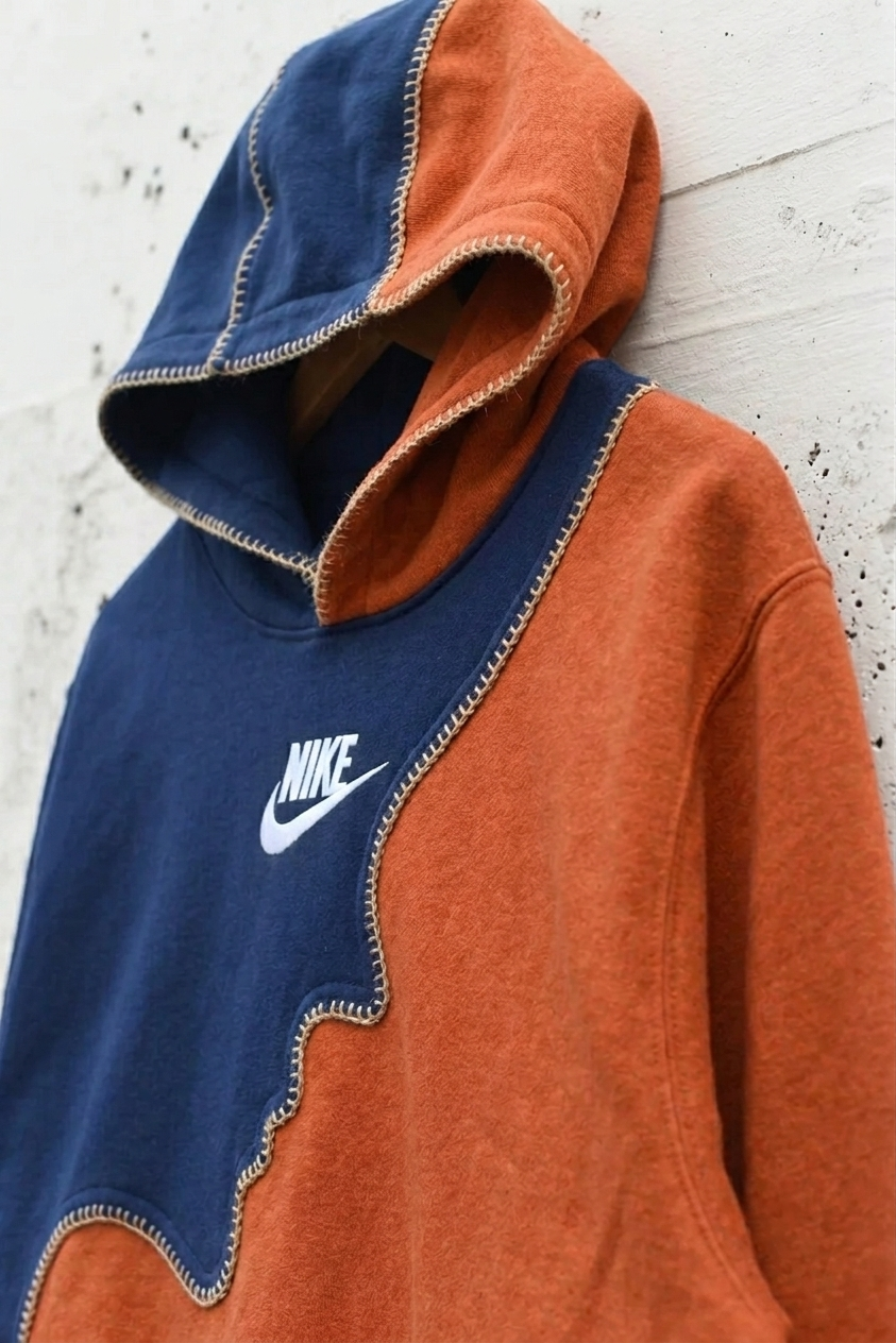 Hand-Stitched Spliced Horizon Hoodie
