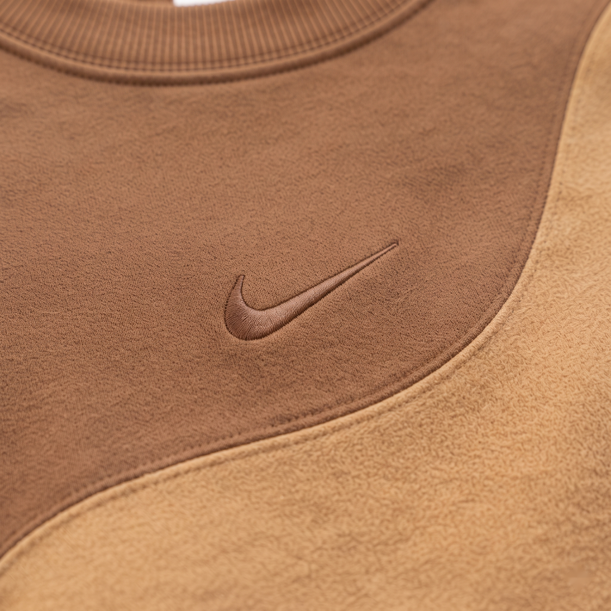 Gingerbread Latte Wavy Nike Crewneck