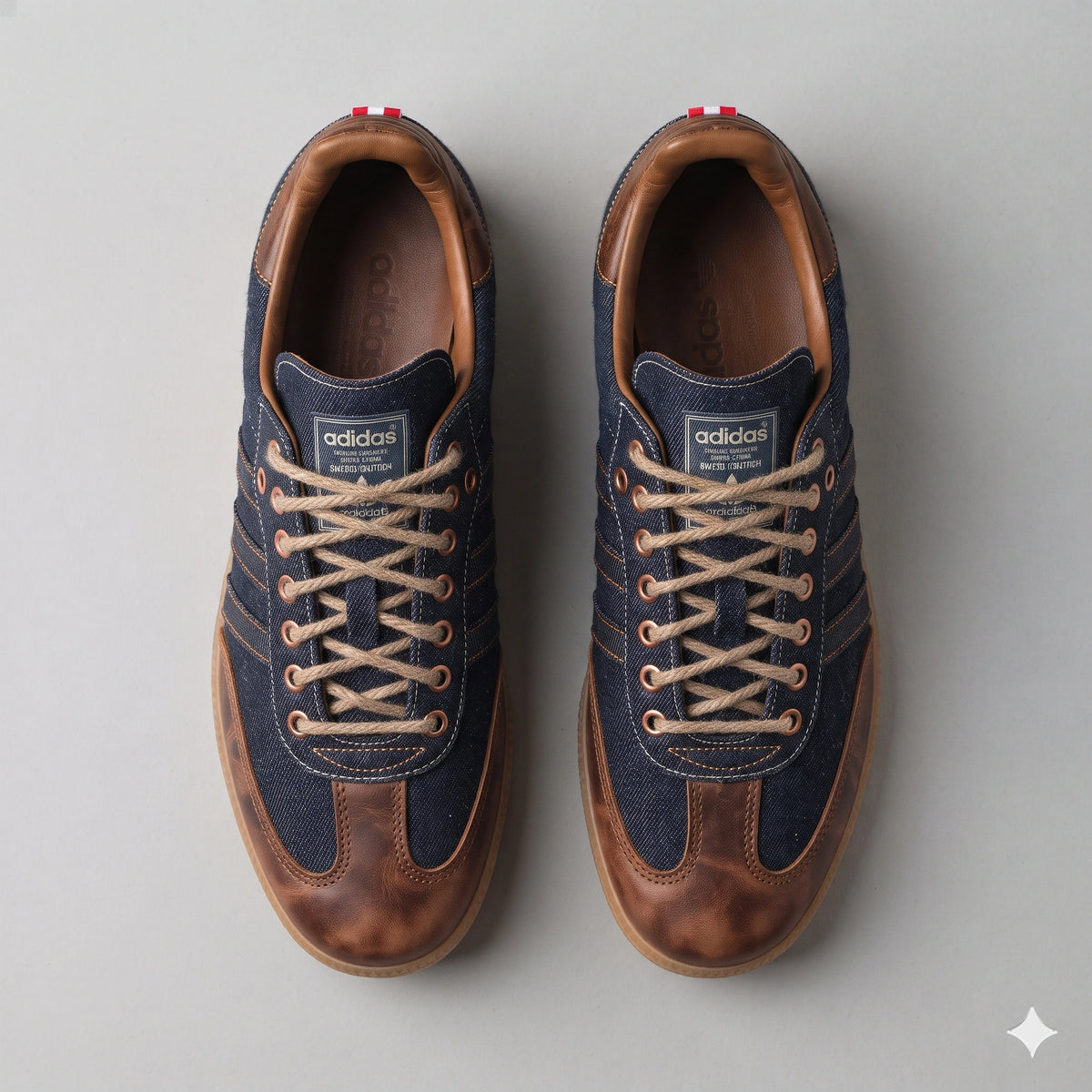 Custom Sneaker Smoky Bourbon & Raw Selvage Denim