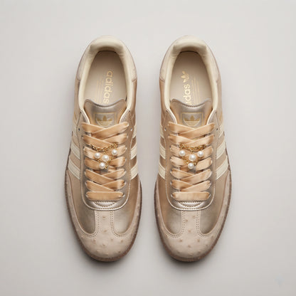 Custom Sneaker Champagne Solstice & Liquid Foil