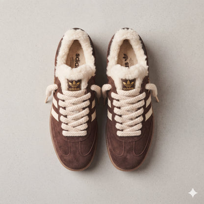 Custom Sneaker Alps Shearling & Fluffy Espresso