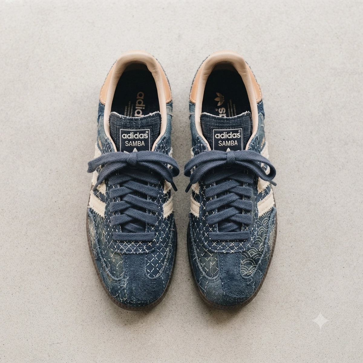 Custom Sneaker Japanese Boro Denim & Sashiko
