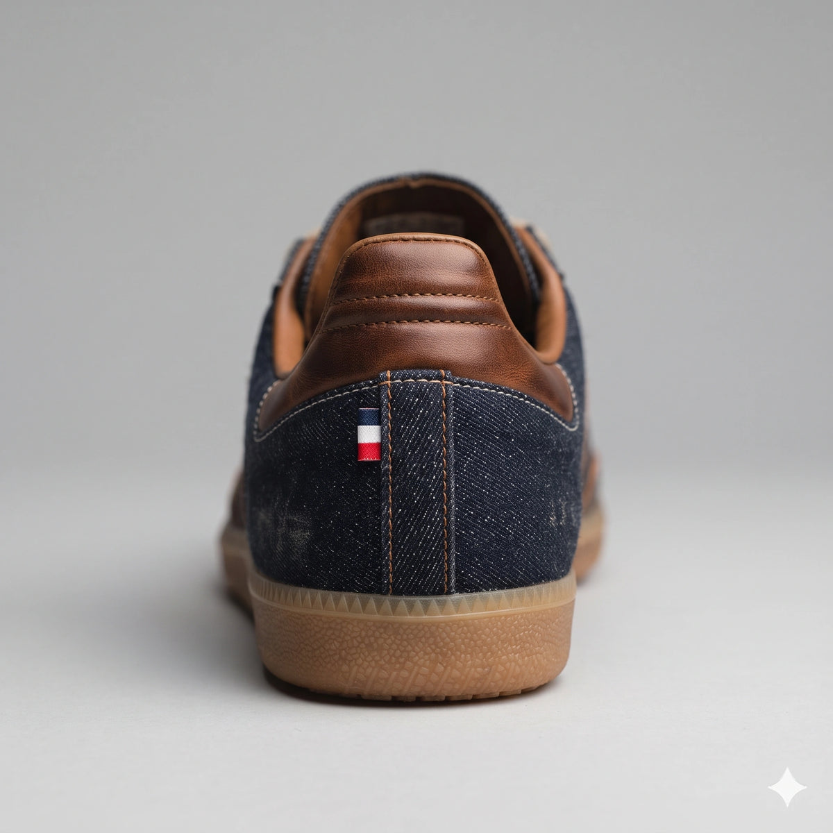 Custom Sneaker Smoky Bourbon & Raw Selvage Denim