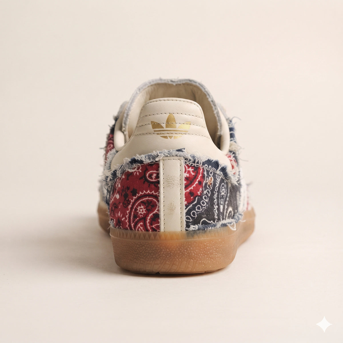 Custom Sneaker Vintage Bandana Paisley Patchwork
