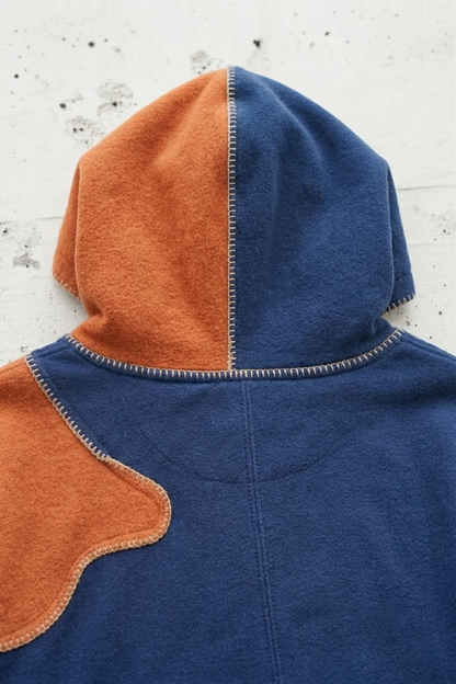 Hand-Stitched Spliced Horizon Hoodie