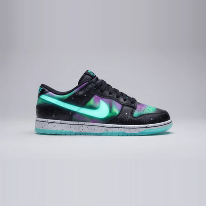 Custom Sneaker Aurora Borealis Northern Lights