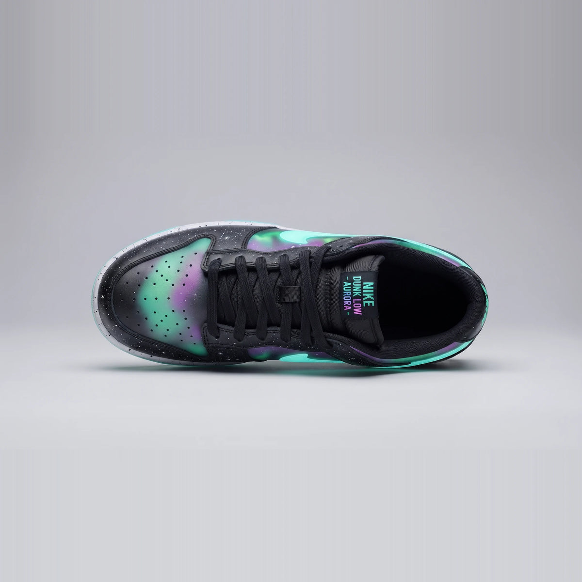 Custom Sneaker Aurora Borealis Northern Lights