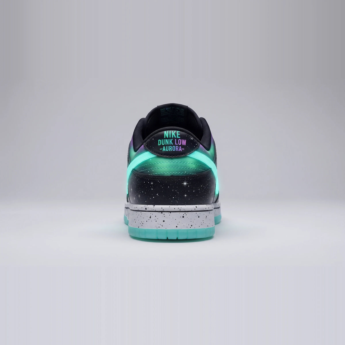Custom Sneaker Aurora Borealis Northern Lights