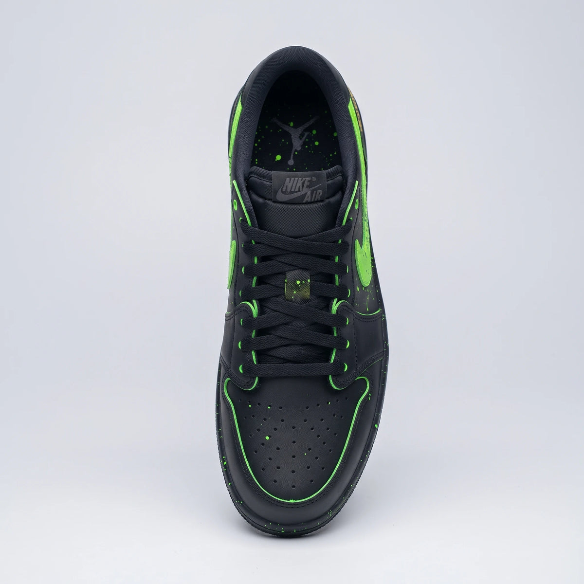 Custom Sneaker Biohazard Cyberpunk Toxic Green