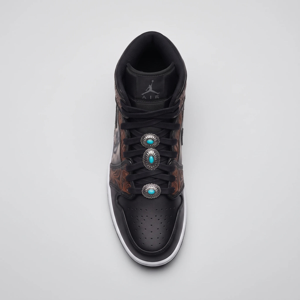 Custom Sneaker Chicano Clown Payasa Dark Art Mids