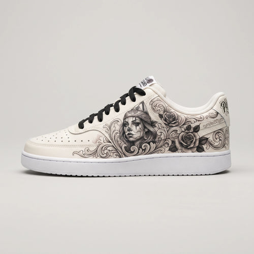 Custom Sneaker Chicano Tattoo Payasa Lows