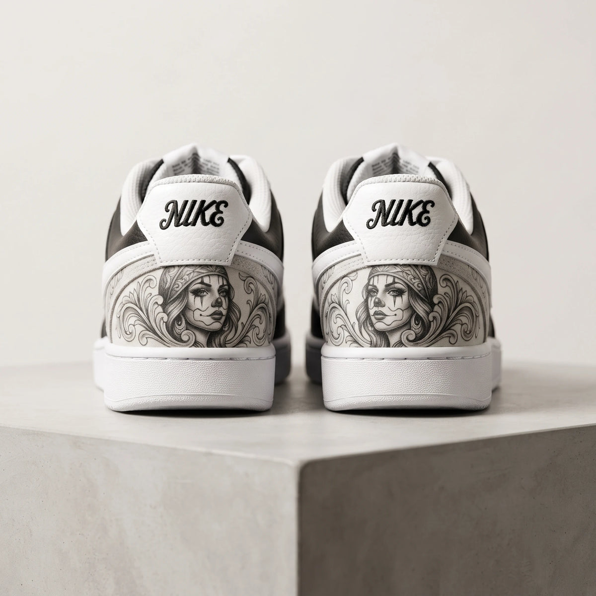 Custom Sneaker Chicano Tattoo Payasa Lows