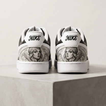 Custom Sneaker Chicano Tattoo Payasa Lows