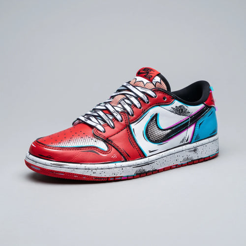 Custom Sneaker Comic Pop-Art & Multi-Dimension Glitch