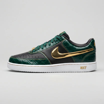 Custom Sneaker Emerald Croc Gold Chain Lows