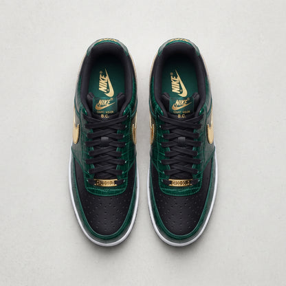 Custom Sneaker Emerald Croc Gold Chain Lows