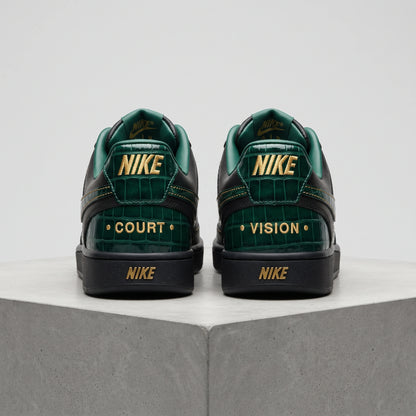 Custom Sneaker Emerald Croc Gold Chain Lows