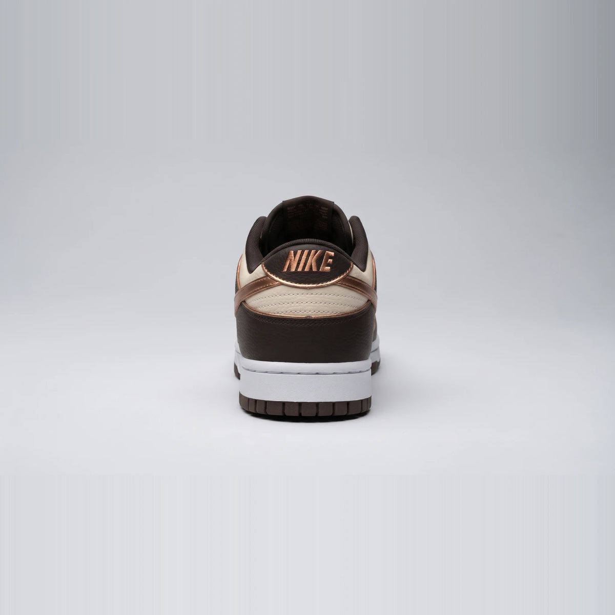 Custom Sneaker Espresso Truffle & Copper Leaf