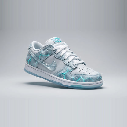 Custom Sneaker Frozen Tundra Cracked Ice