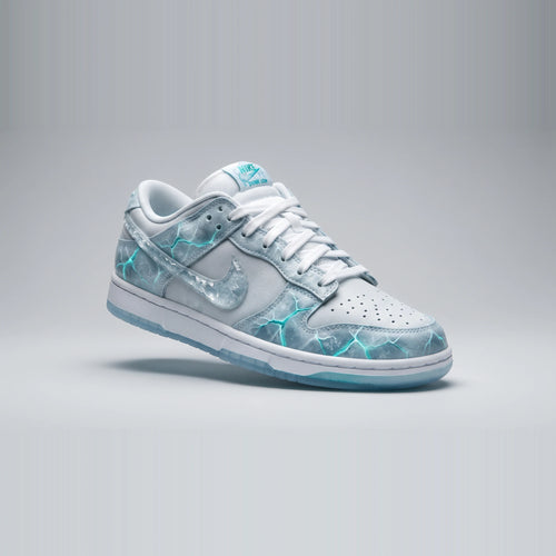 Custom Sneaker Frozen Tundra Cracked Ice