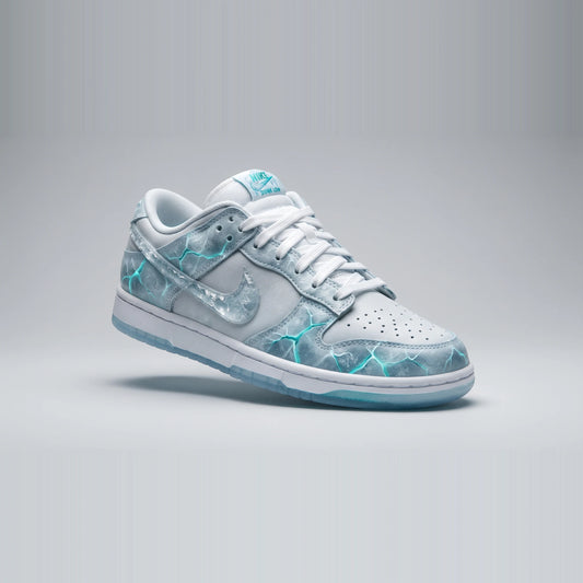 Custom Sneaker Frozen Tundra Cracked Ice