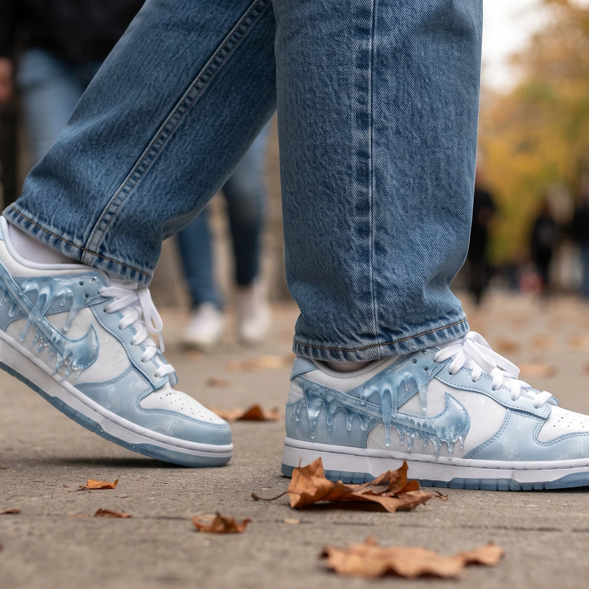 Custom Sneaker Glacier 3D Ice Drip
