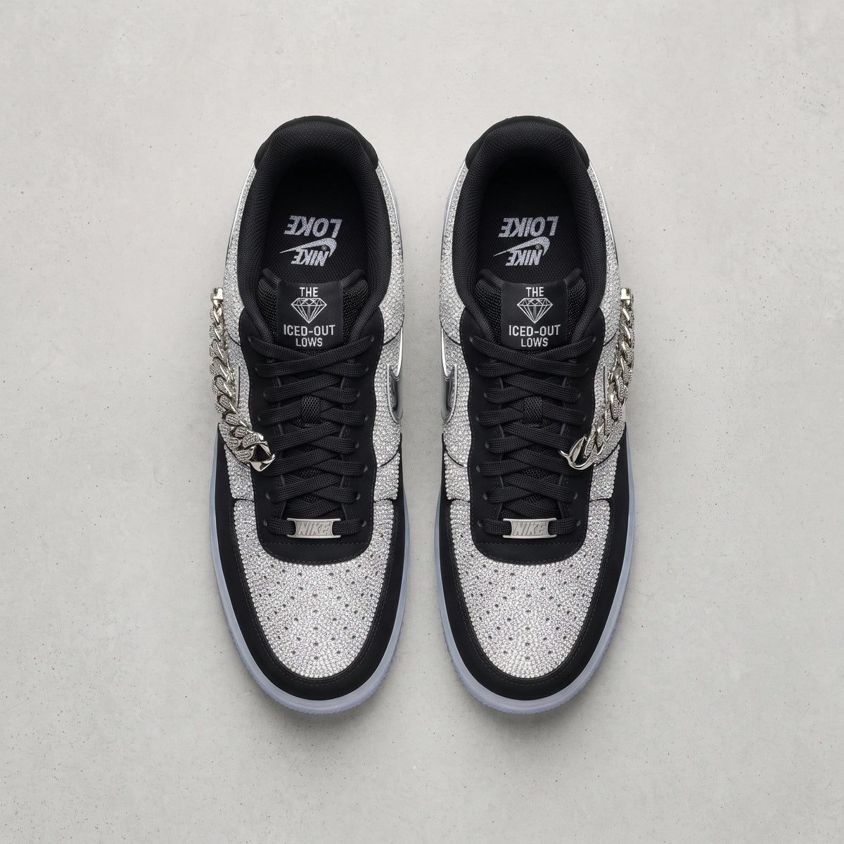 Custom Sneaker Iced-Out Diamond Cuban Lows
