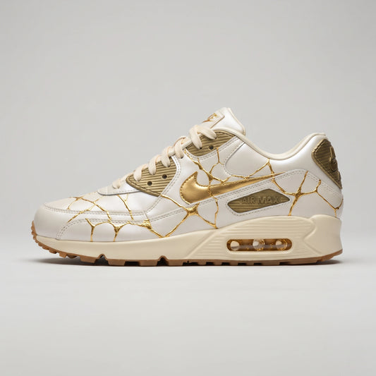 Custom Sneaker Kintsugi 24K Gold Lows