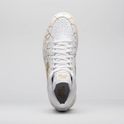 Custom Sneaker Kintsugi 24K Gold Broken Porcelain Mids