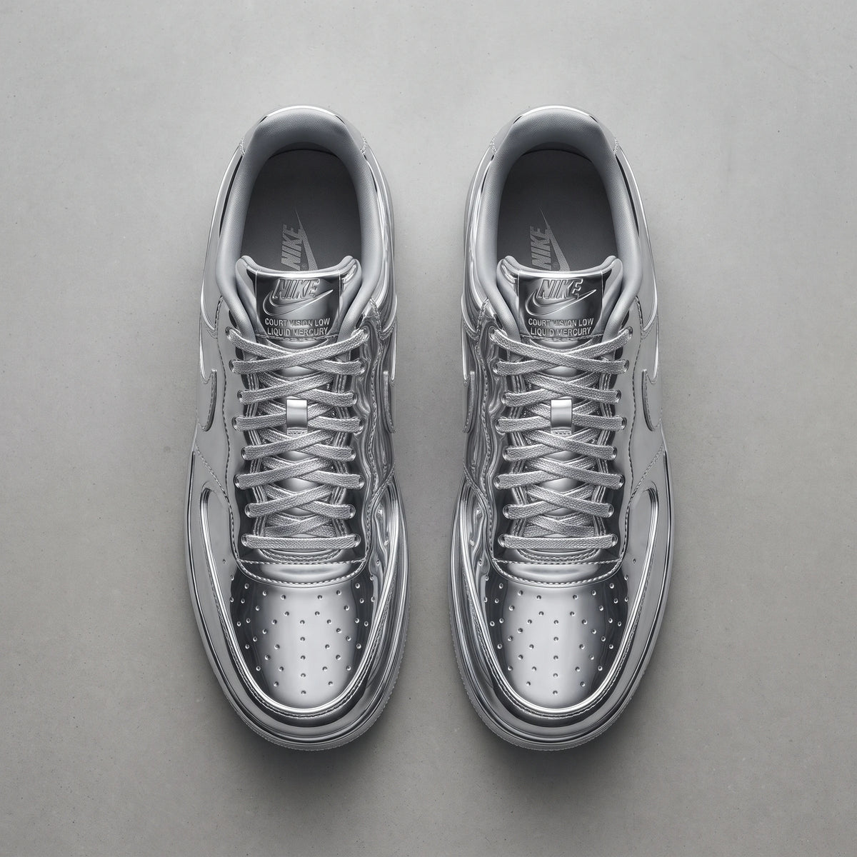 Custom Sneaker Liquid Mercury Mirror Lows