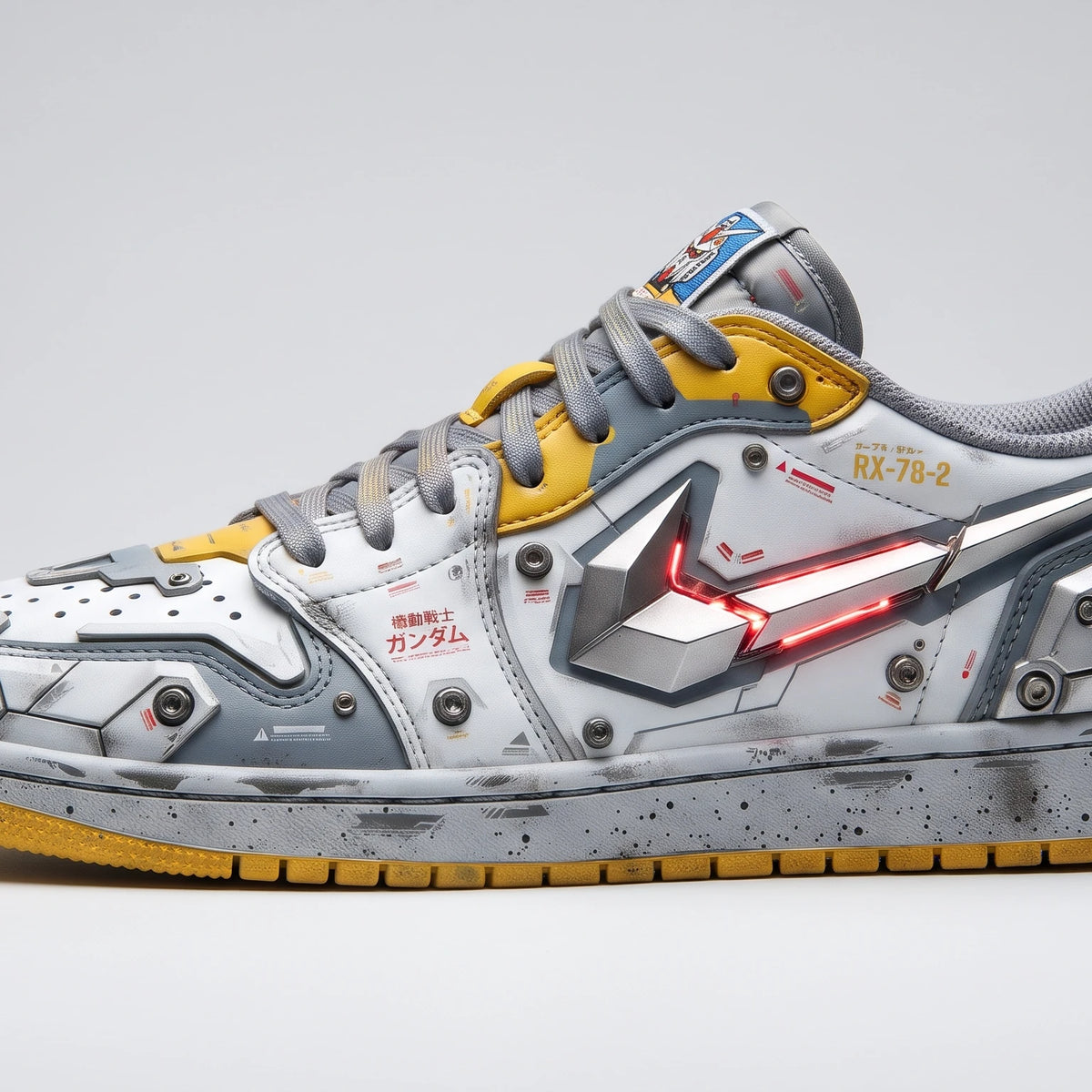 Custom Sneaker Mecha Gundam Titanium Exoskeleton
