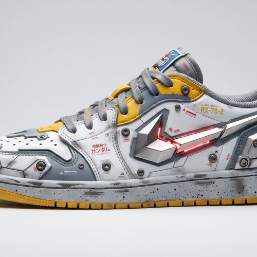 Custom Sneaker Mecha Gundam Titanium Exoskeleton