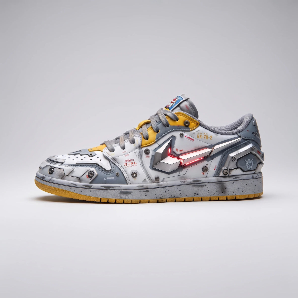 Custom Sneaker Mecha Gundam Titanium Exoskeleton