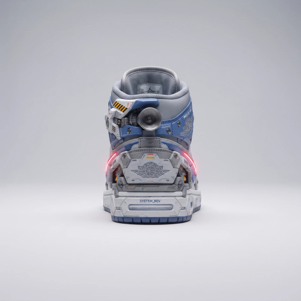 Custom Sneaker Mecha Gundam Titanium Exoskeleton Mids