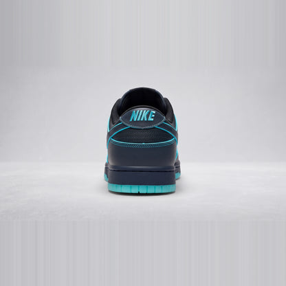 Custom Sneaker Midnight Frost Neon Cyan